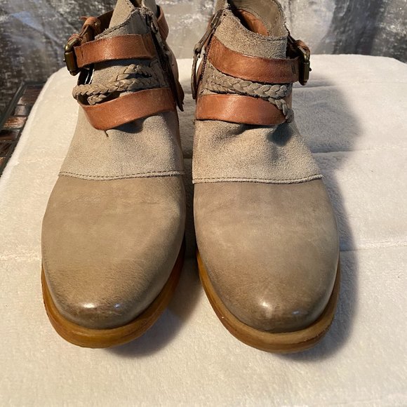 MIZ MOOZ "DANITA" LEATHER & SUEDE BOOTIES (SZ 36) - Picture 3 of 11